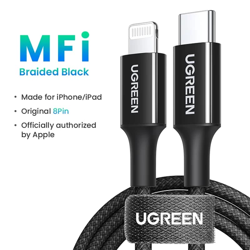 USB-C to Lightning 케이블, 20W PD, MFi 인증