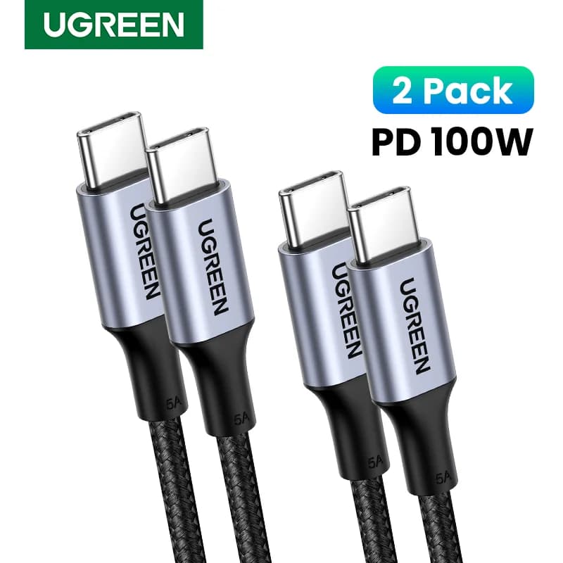 100W USB-C to USB-C PD 케이블 2개 세트