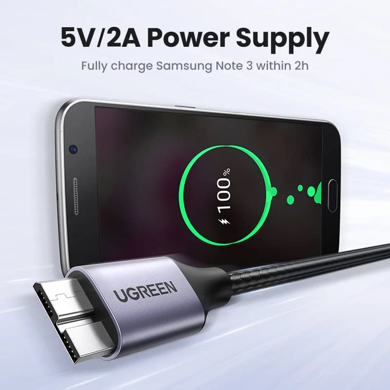 USB 3.0 Micro-B 고속 충전 데이터 케이블