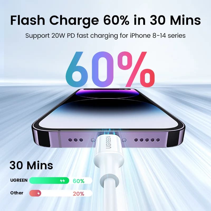 MFi USB-C to Lightning 고속 충전 케이블