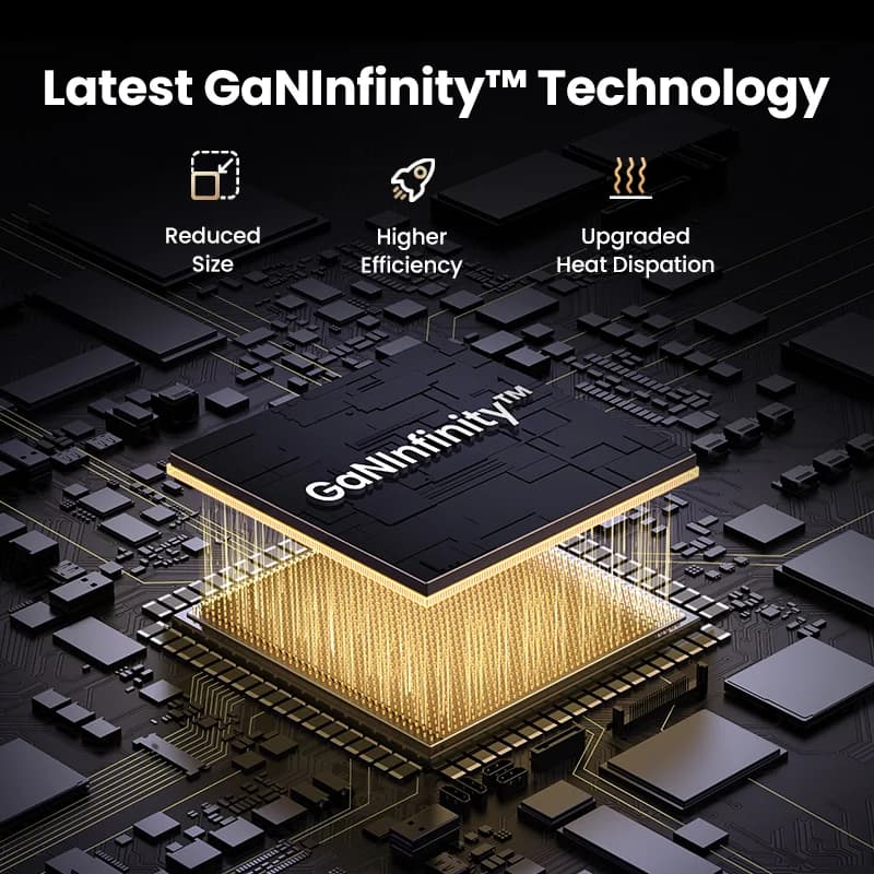 160W GaN USB-C 벽면 충전기, PD3.1
