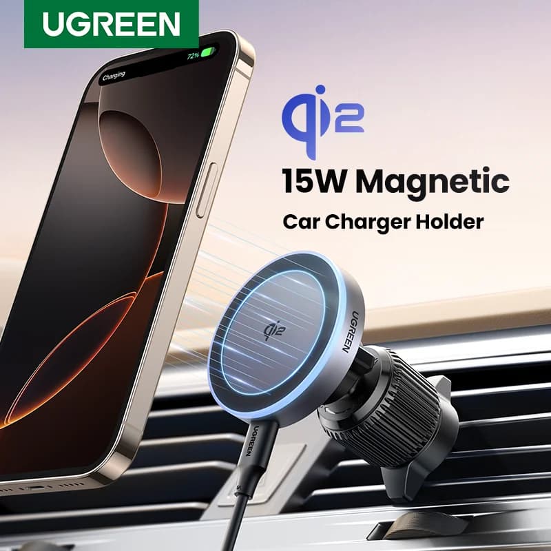 iPhone용 Qi2 15W 자석 자동차 무선 충전기