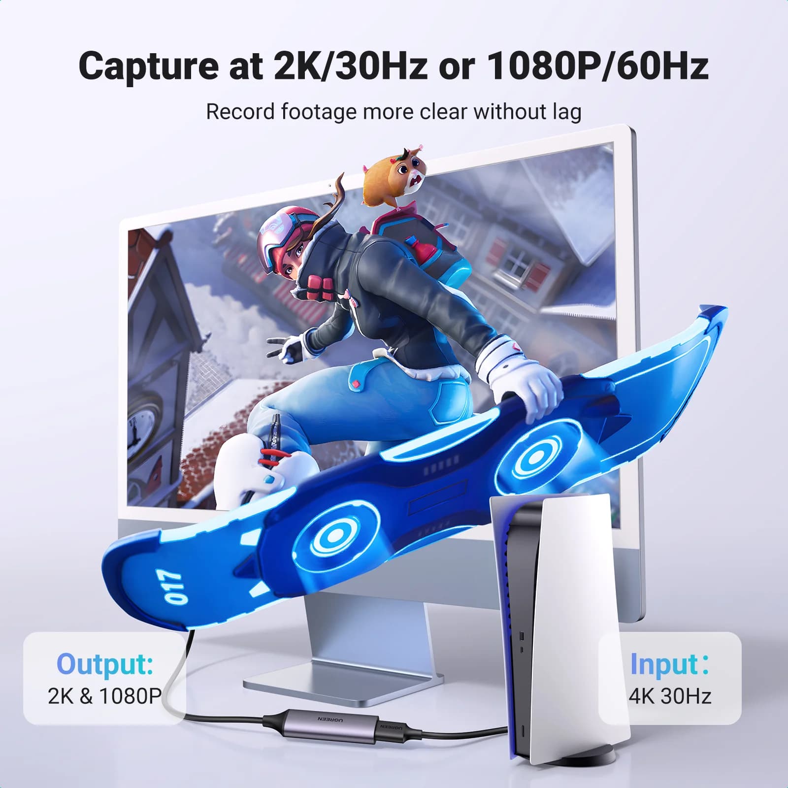 1080P HDMI to USB-C 영상 캡처 카드