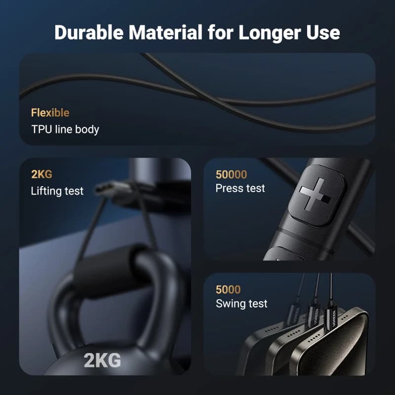 마이크 내장형 USB-C 유선 이어폰 (3.5mm 잭 포함)