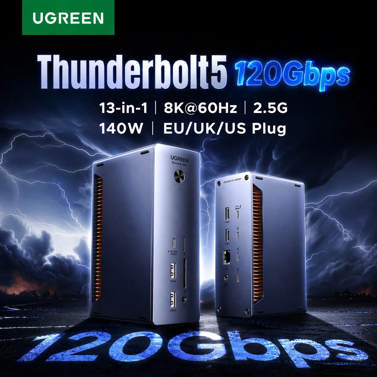 썬더볼트 5 독킹 스테이션 120Gbps 8K