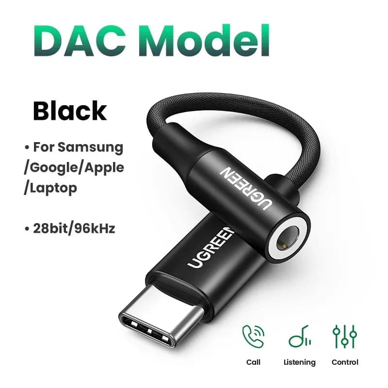 USB-C to 3.5mm 헤드폰 잭 어댑터
