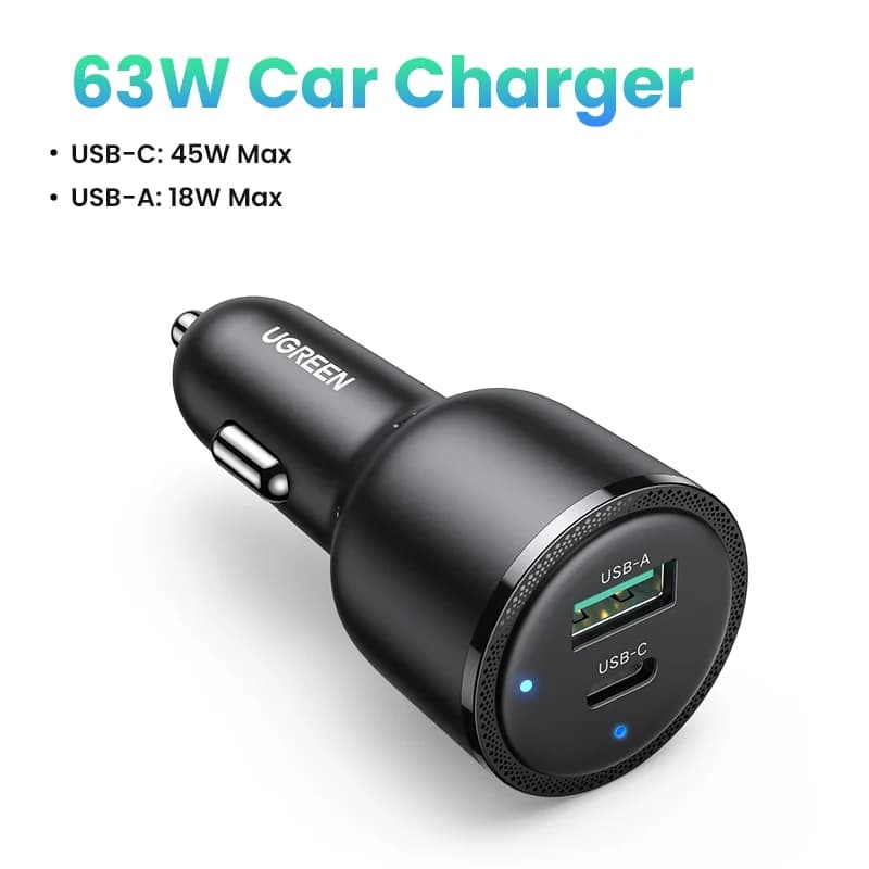63W USB-C PPS 차량용 충전기