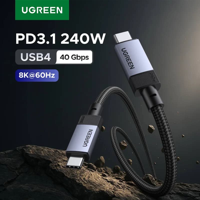USB4 케이블, 240W PD 및 40Gbps 데이터 전송