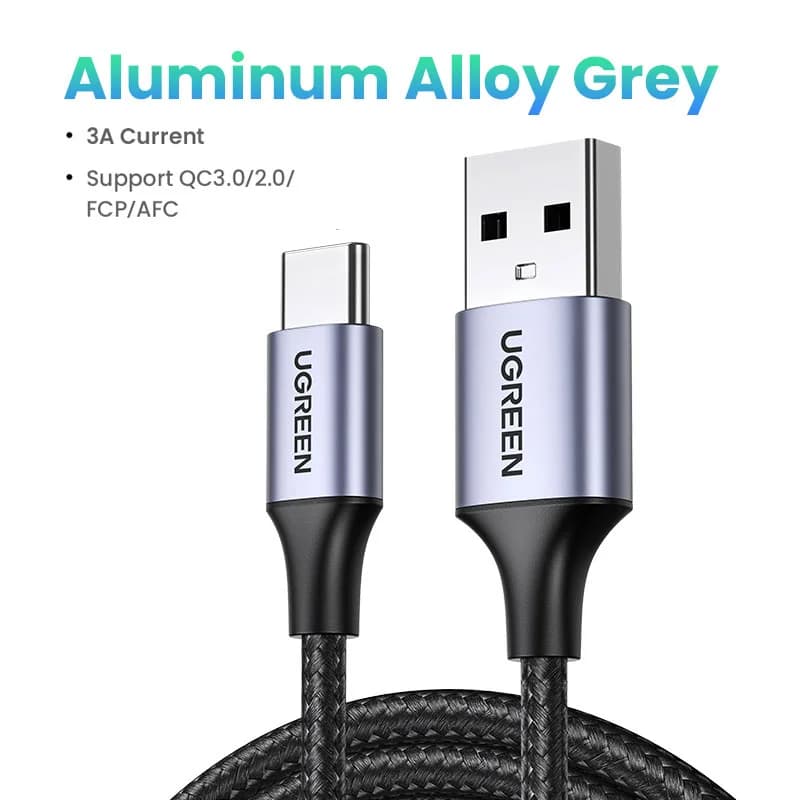 USB-C 케이블 2개 세트, 3A, 0.25-3m