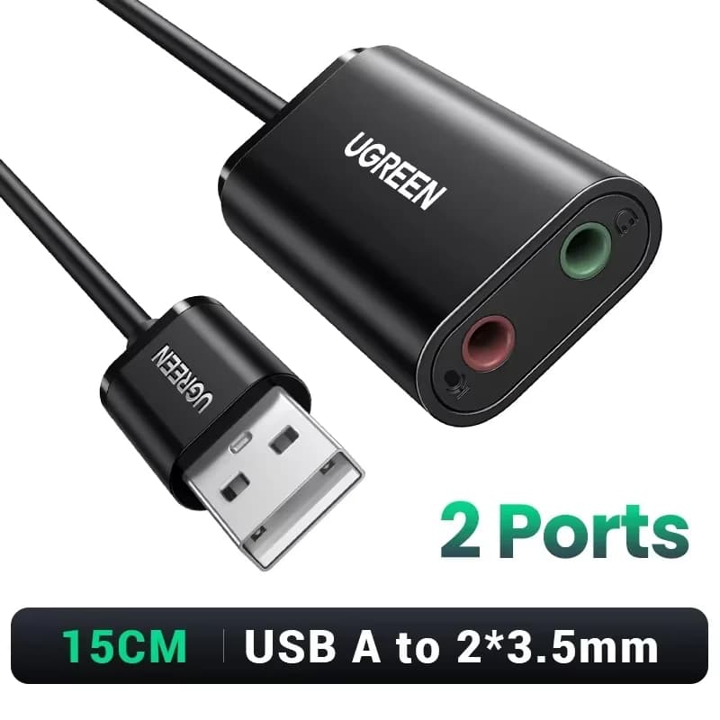 외장 USB 오디오 인터페이스 사운드 카드