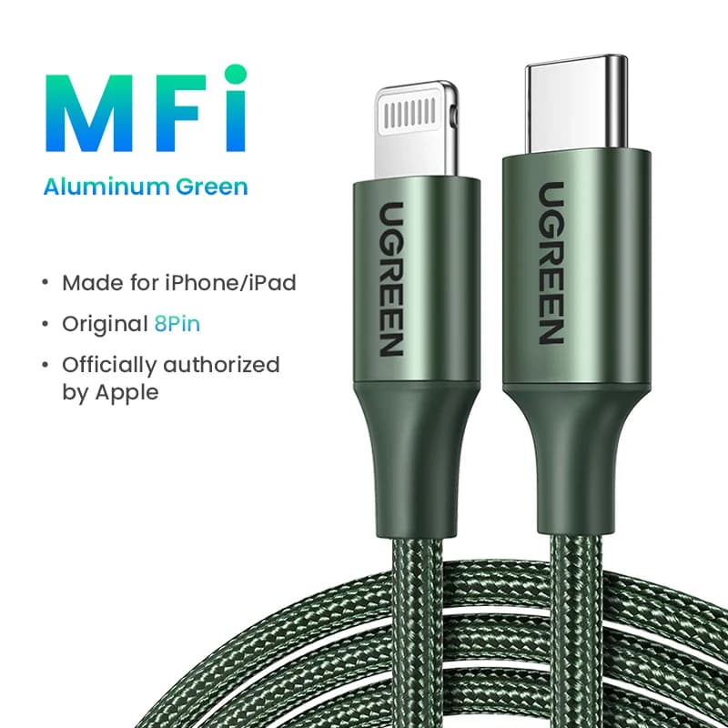 USB-C to Lightning 케이블, 20W PD, MFi 인증