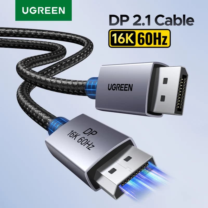 DisplayPort 2.1 케이블, 8K 60Hz HDR 영상 지원