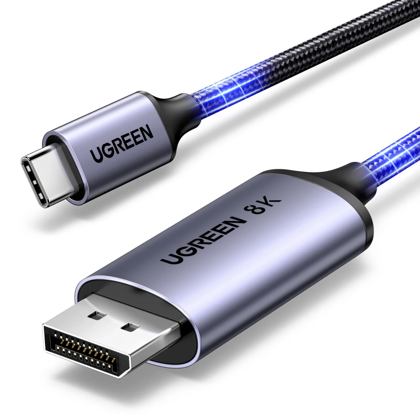 USB-C to DisplayPort 1.4 케이블 8K 해상도