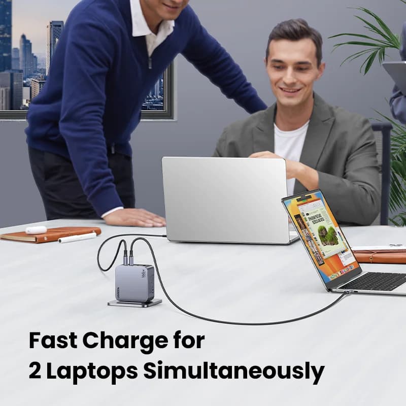 160W GaN USB-C 벽면 충전기, PD3.1