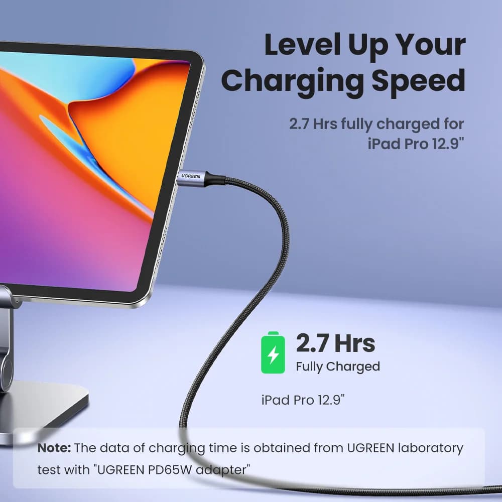 USB-C to USB-C 케이블, 100W PD, 5A