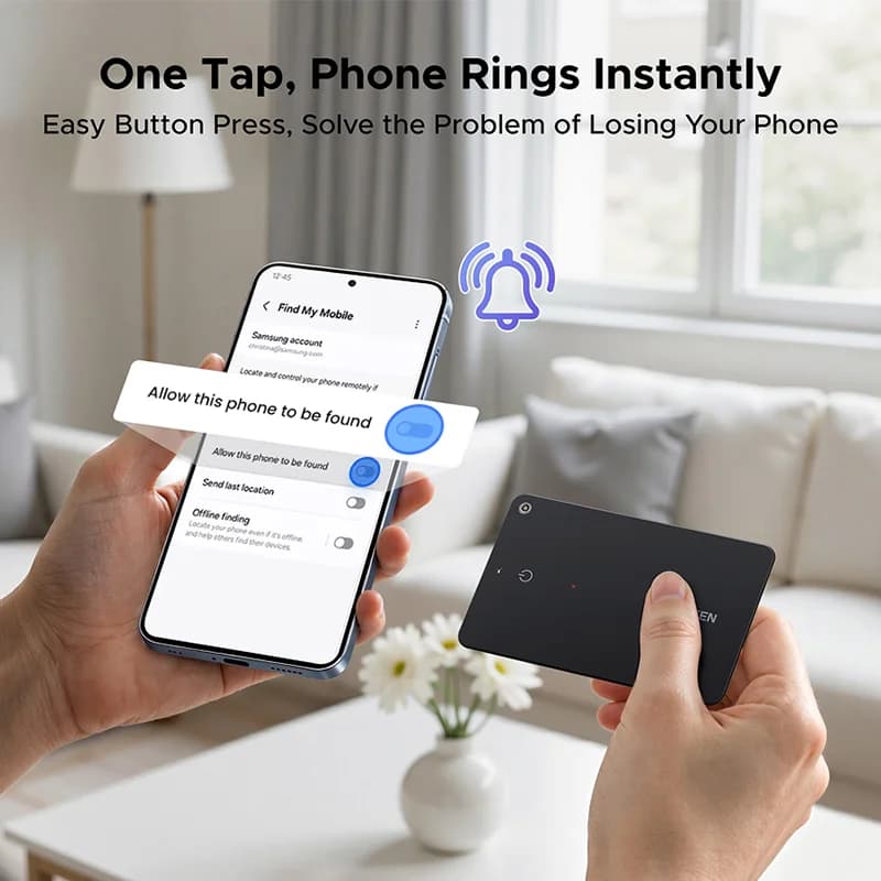 키 및 지갑용 Bluetooth GPS 추적 태그