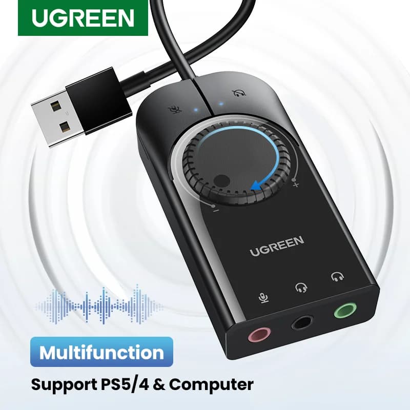 USB 외장 오디오 인터페이스 사운드 카드